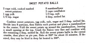 Sweet Potato Balls