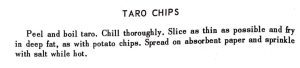 Taro Chips #2