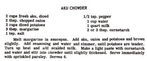 Aku Chowder