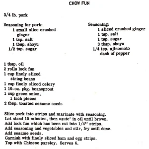 Chow Fun