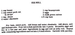 Egg Roll