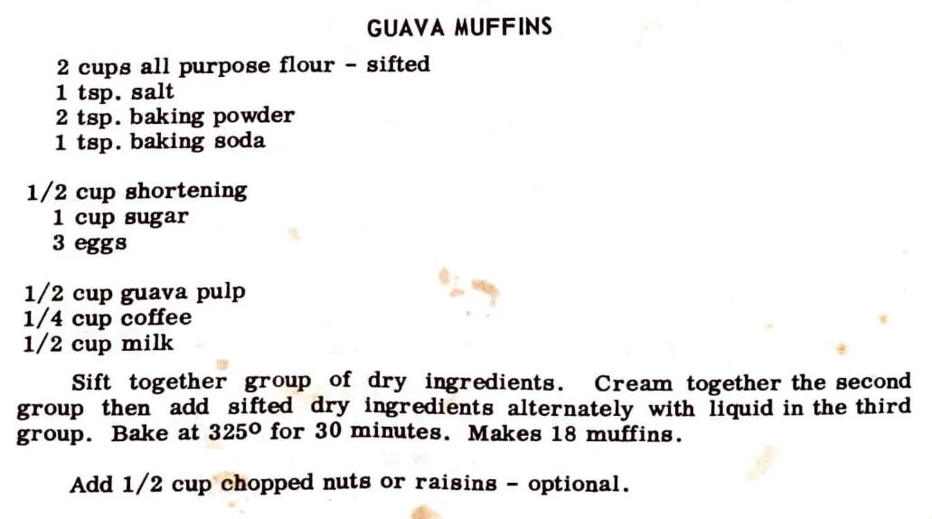 Guava Muffins - Kau Kau Chronicles