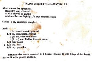 Italian Spaghetti and Meat Balls