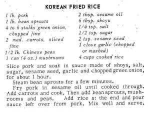 Korean Fried Rice
