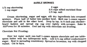 Marble Brownies