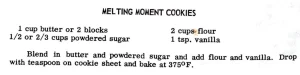 Melting Moment Cookies
