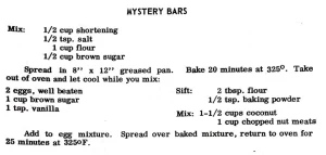 Mystery Bars