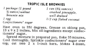 Tropic Isle Brownies