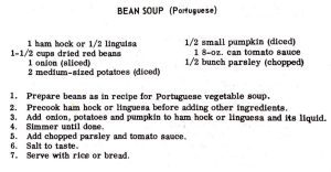 Bean Soup (Portuguese)