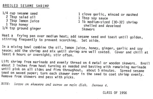 Broiled Sesame Shrimp