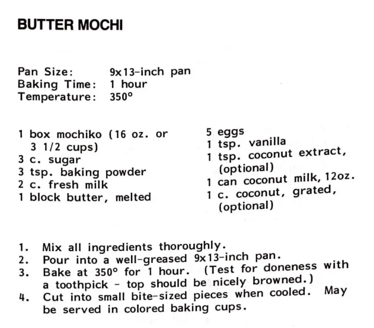 Butter Mochi #3