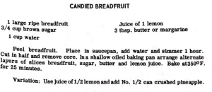 Candied Breadfruit