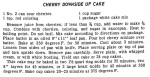Cherry Downside Up Cake