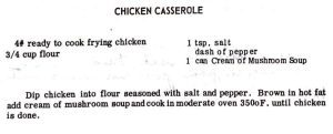 Chicken Casserole