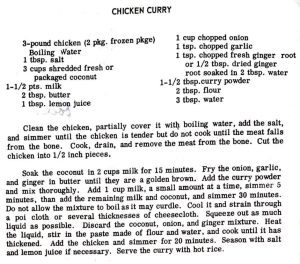 Chicken Curry