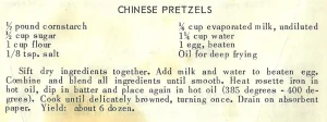 Chinese Pretzels