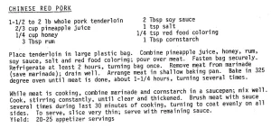 Chinese Red Pork