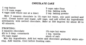 Chocolate Cake #2