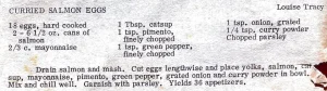 Curried Salmon Eggs