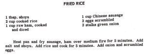Fried Rice