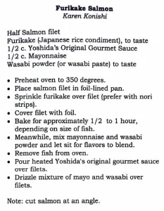 Furikake Salmon