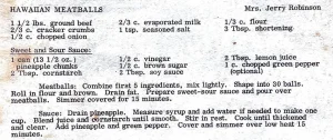 Hawaiian Meatballs