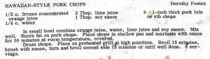 Hawaiian-Style Pork Chops