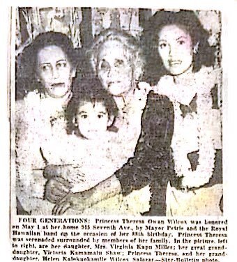 (l-to-r) Kerry’s great grand aunt, mother, great great grandmother, and grand aunt.
