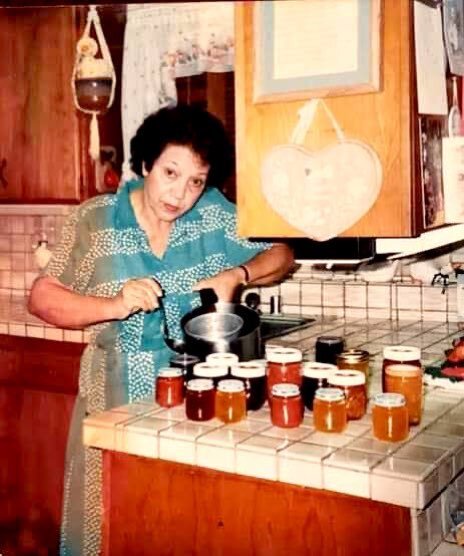Frank De Lima’s Aunty Caroline Farias making guava jam