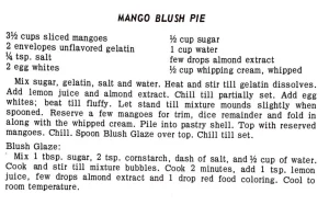 Mango Blush Pie