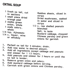 Oxtail Soup #2