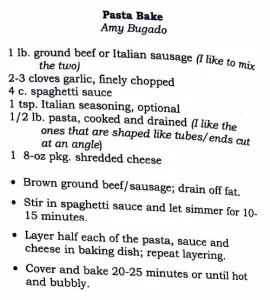 Pasta Bake