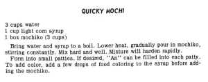 Quicky Mochi