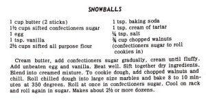 Snowballs