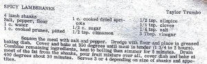 Spicy Lambshanks