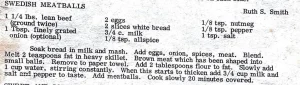 Swedish Meatballs