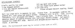 Upsidedown Sundaes