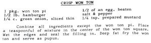 Crisp Won Ton #5