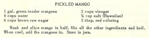 Pickled Mango #2