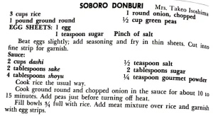 Soboro Donburi