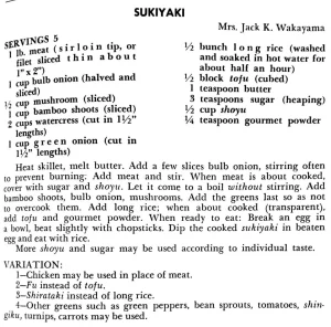 Sukiyaki