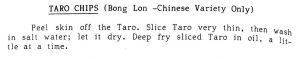 Taro Chips (Bong Lon – Chinese Variety Only)