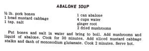 Abalone Soup
