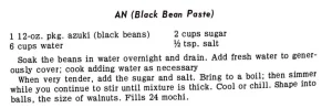 An (Black Bean Paste)