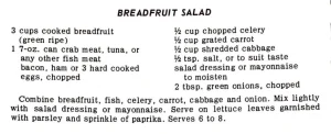 Breadfruit Salad