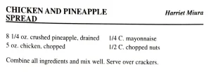 Chicken and Pineapple Spread