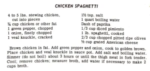 Chicken Spaghetti