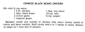 Chinese Black Beans Chicken