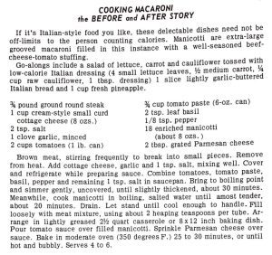 Cooking Macaroni – the Before and After Story
