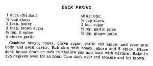 Duck Peking